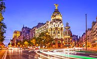 Charterreiser til Madrid